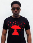 RICH PEOPLE PROBLEMS T-SHIRT - BLACK & RED