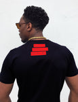 RICH PEOPLE PROBLEMS T-SHIRT - BLACK & RED