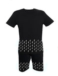 KGJ DRIP SHORTS SET - WHITE