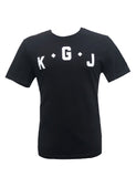 K.G.J T-SHIRT - BLACK & WHITE