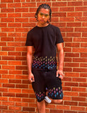 KGJ DRIP SHORTS SET - MULTI
