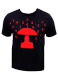 RICH PEOPLE PROBLEMS T-SHIRT - BLACK & RED